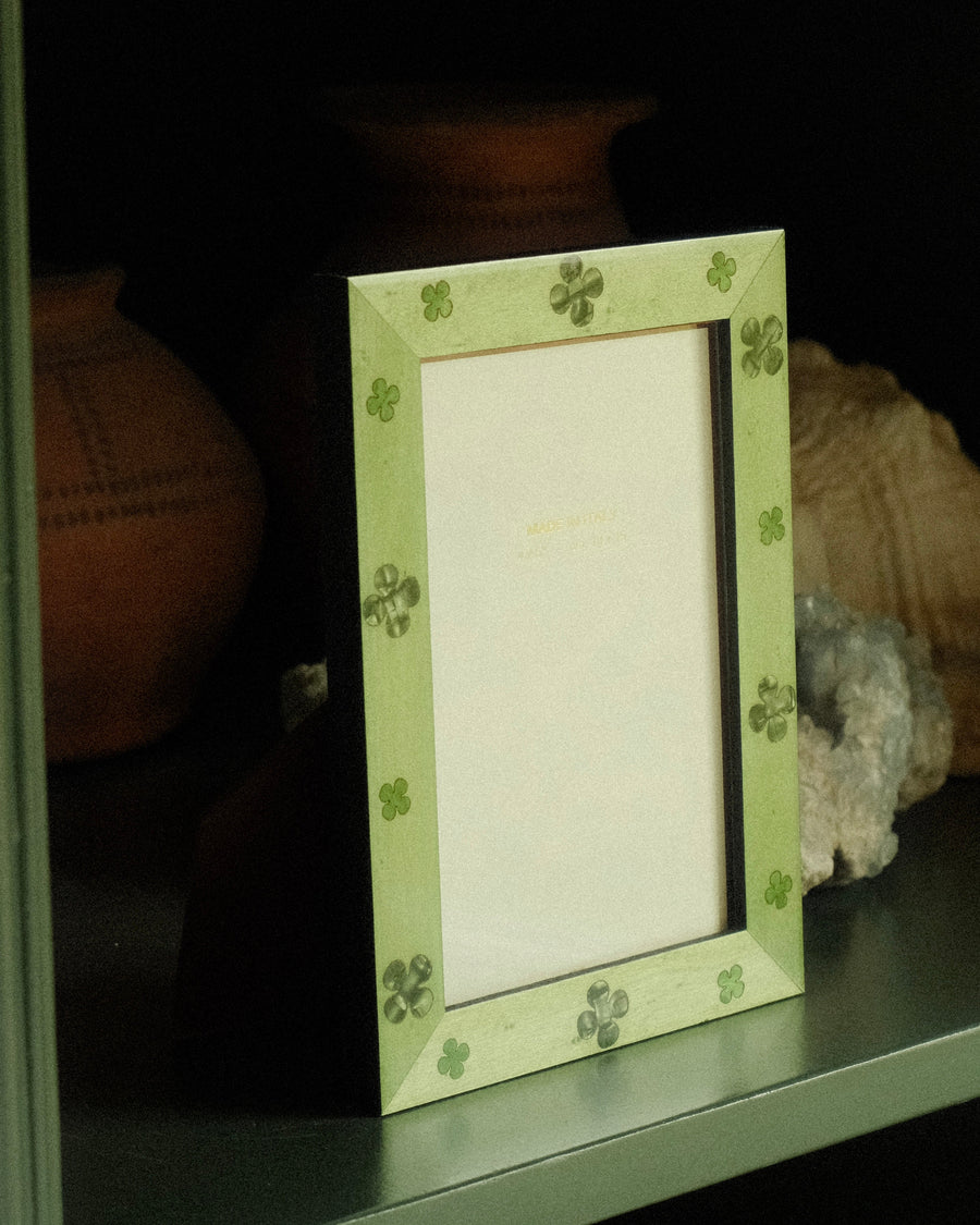 Hand-Inlaid Wooden Frame Daria | Sage | Small