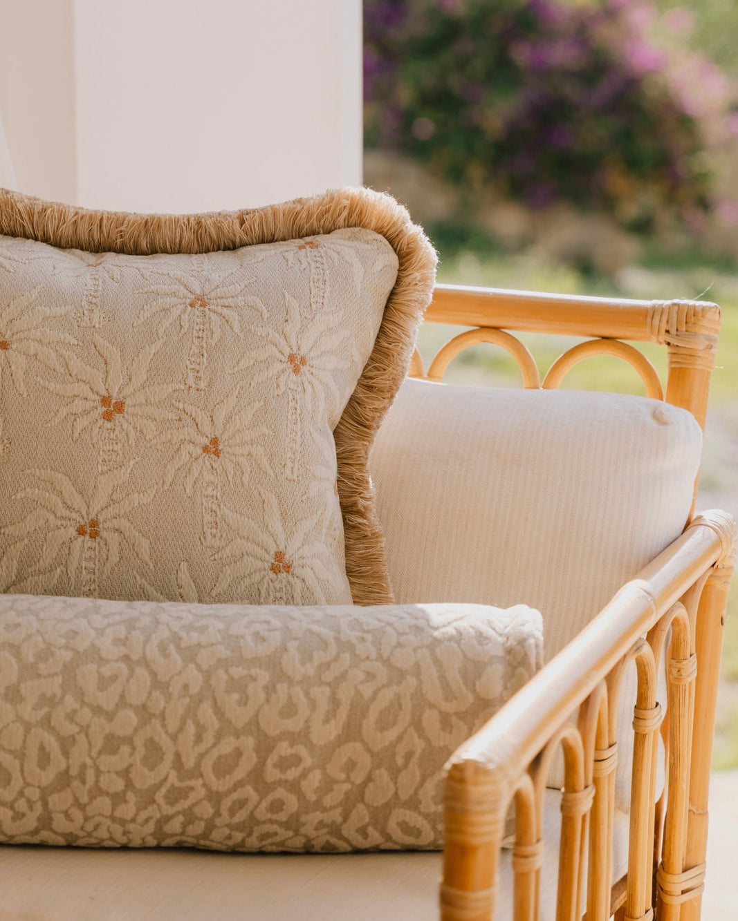 Bolster Maya Sand & Ecru