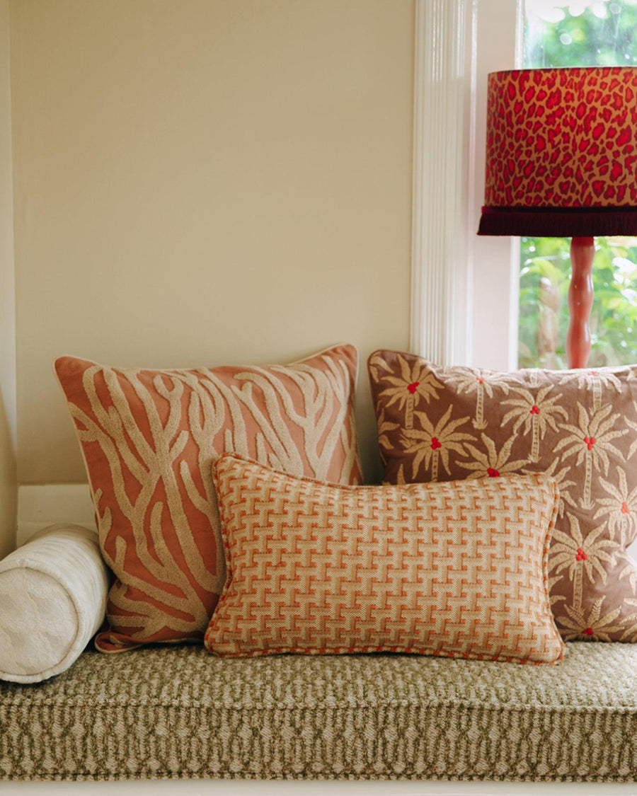 Cushion Lauren Caramel & Sand