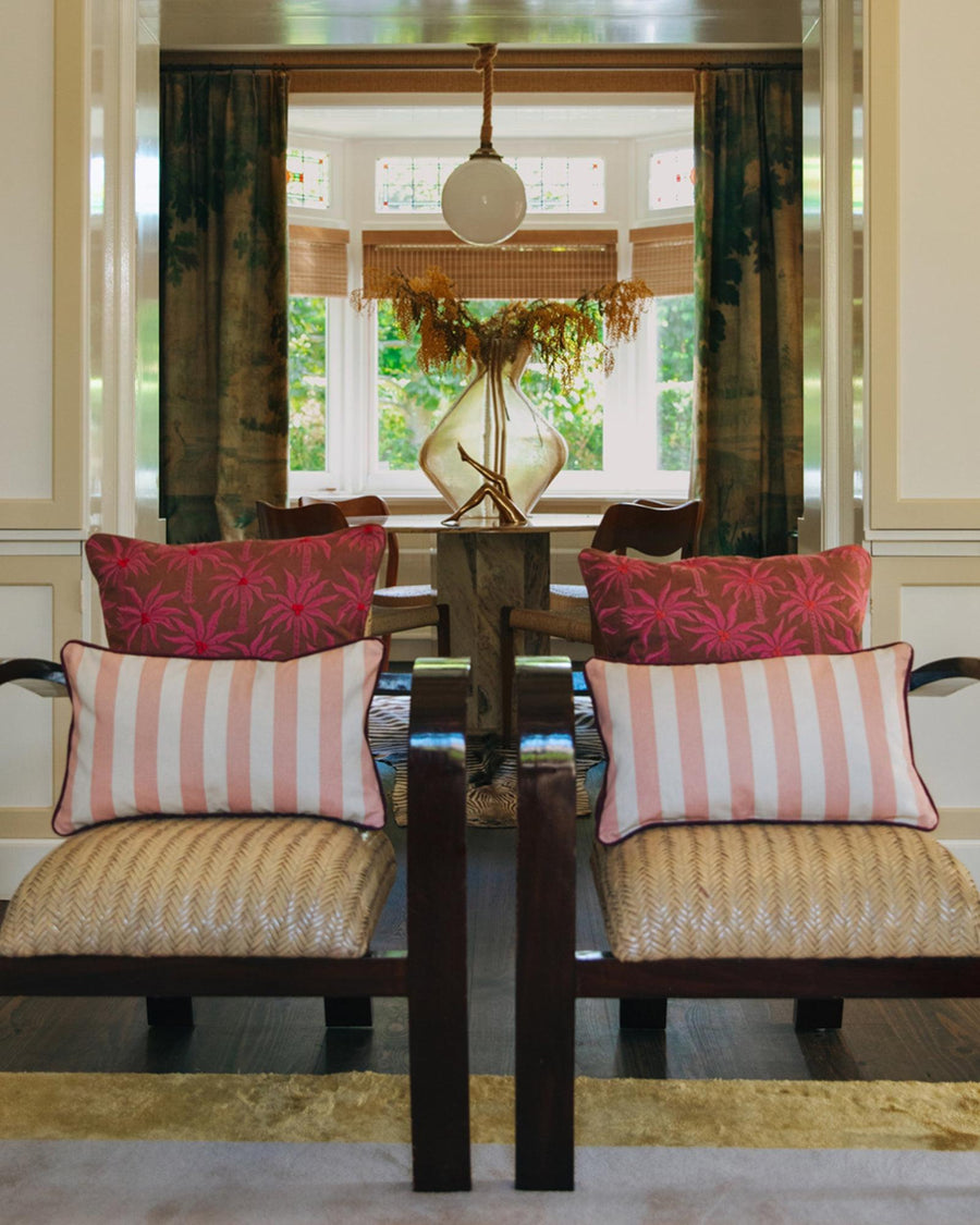 Cushion Laura Cinnamon & Orchid