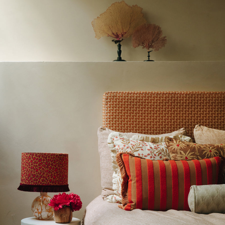 Cushion set Coral & Cinnamon