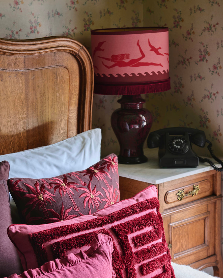 Palais x Hôtel Magique Lampshade Thalassa Burgundy & Blush