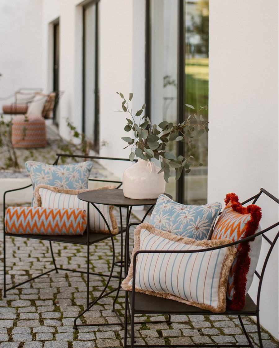 Cushion Laura Ice & Ecru