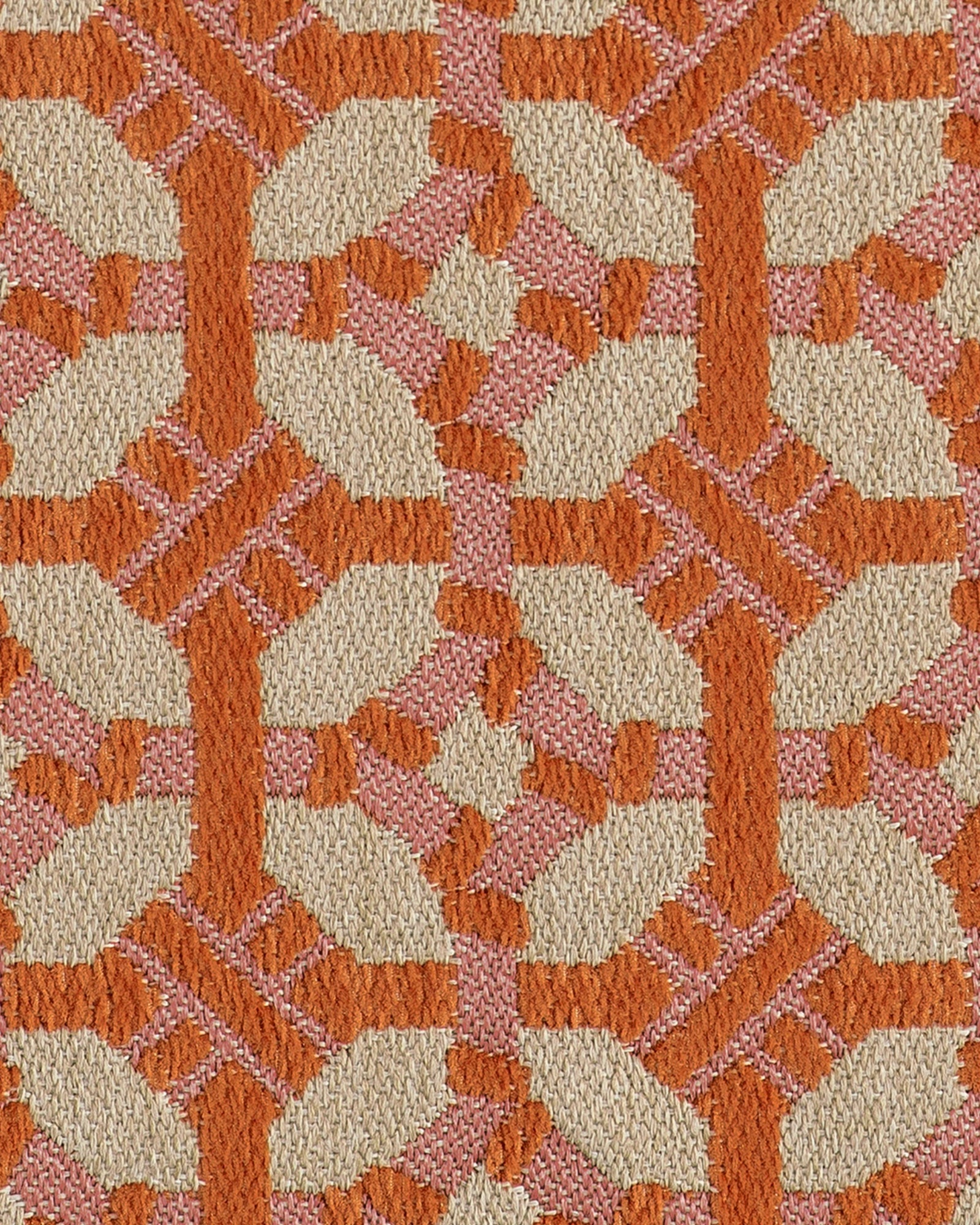 Sofa cushion Coco Burnt Orange & Rose