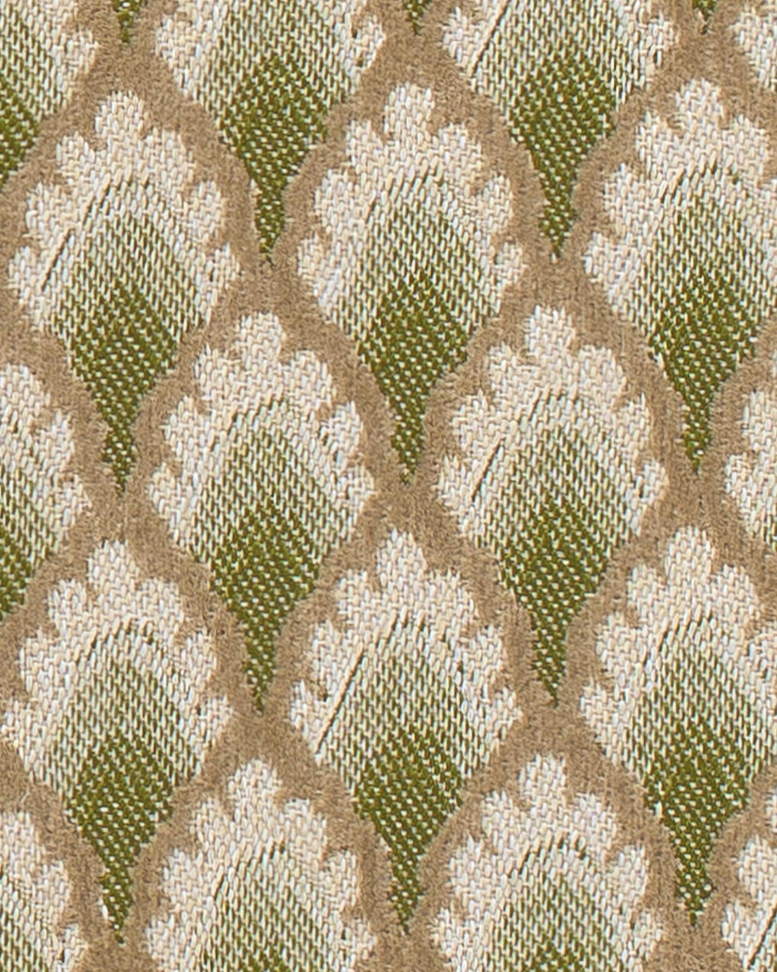 Sofa cushion Jessica Olive & Ecru