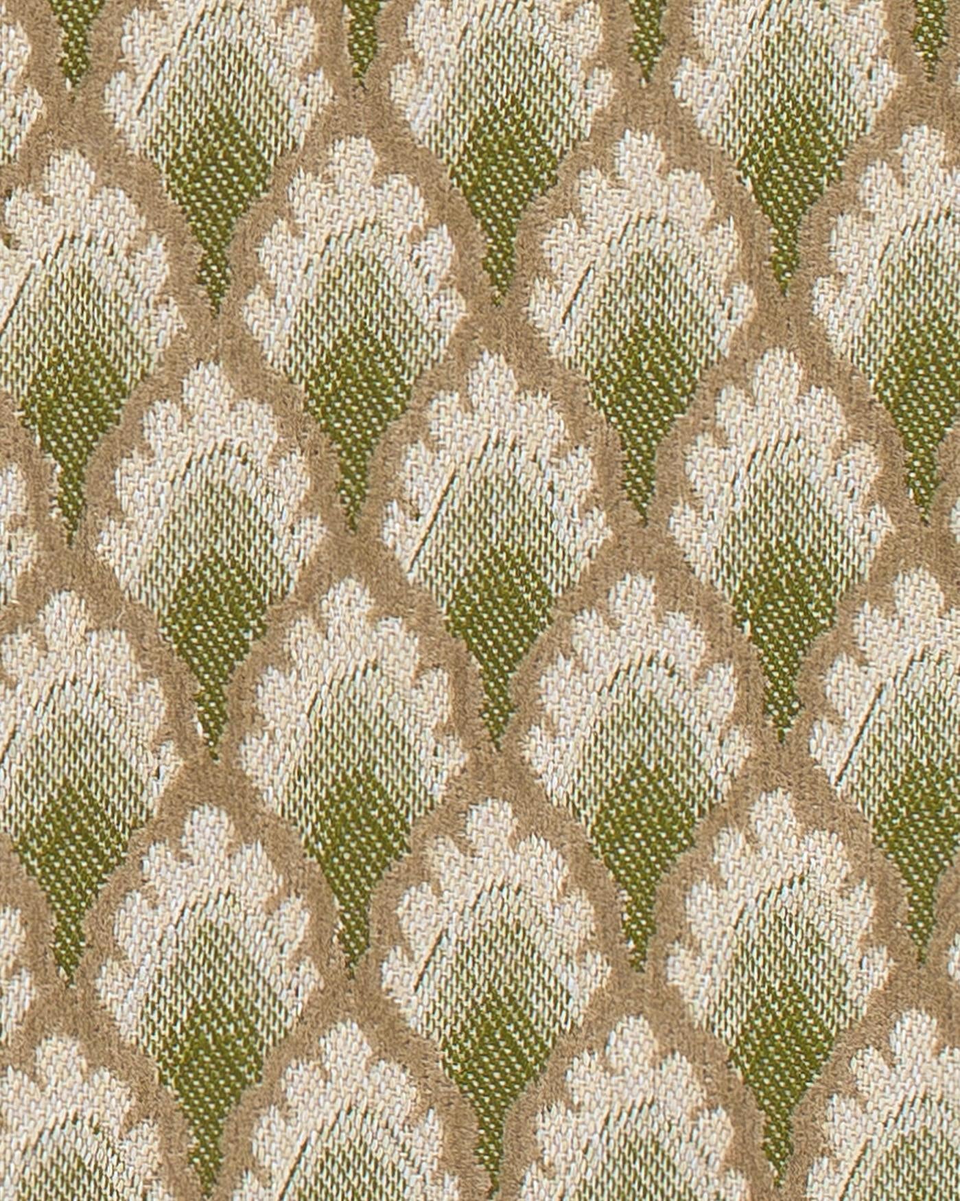 Fabric Jessica Olive & Ecru