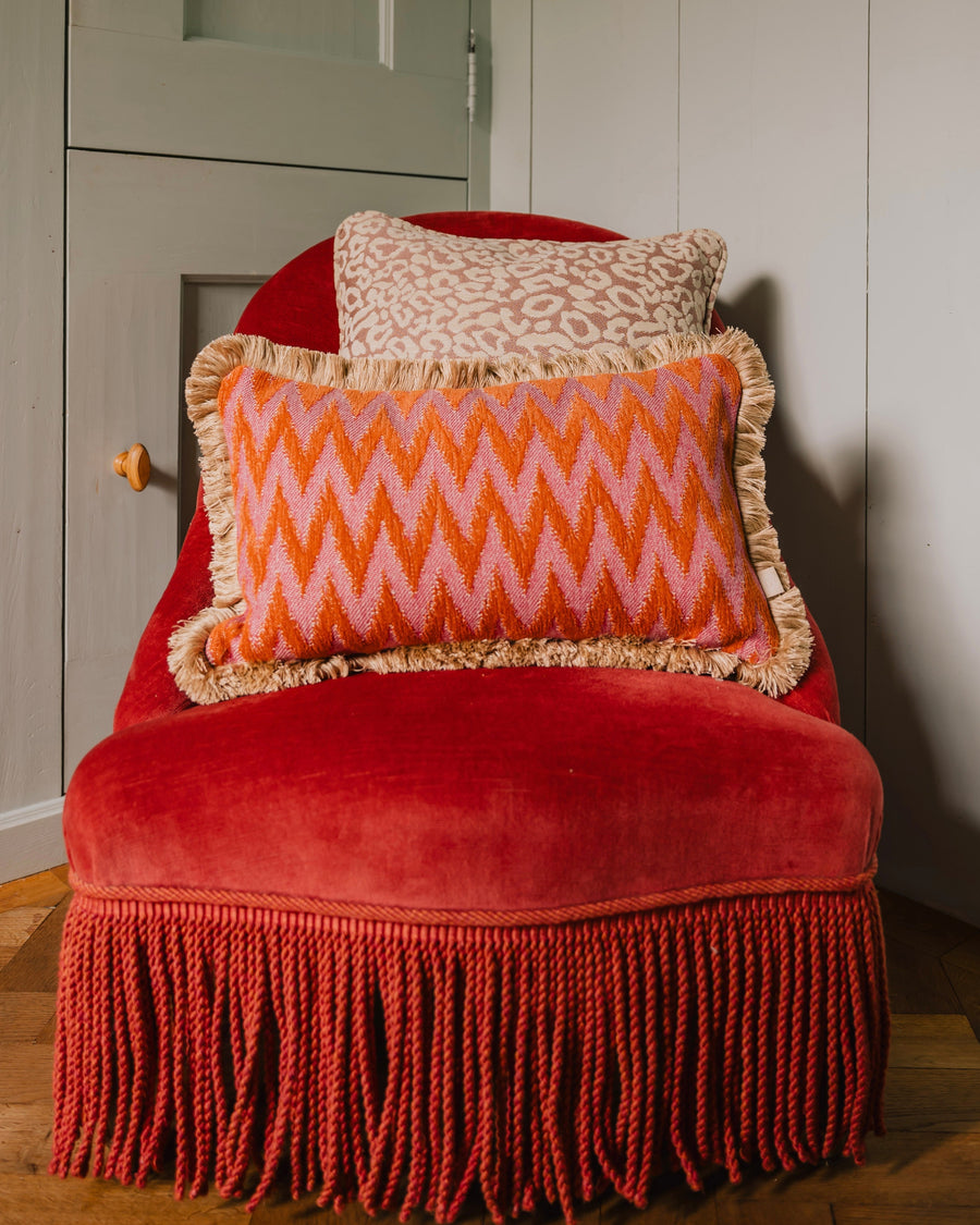 Cushion Rosita Orange & Pink