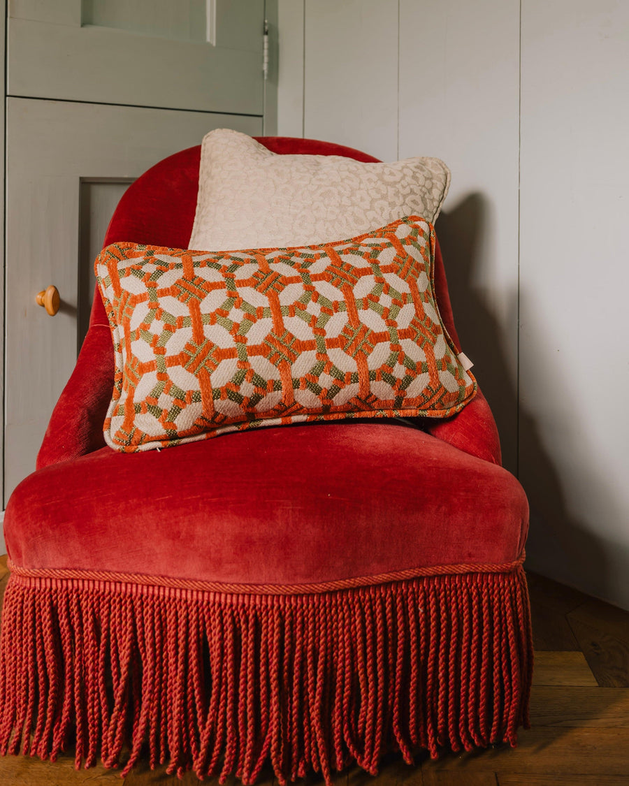 Cushion Maya Sand & Ecru