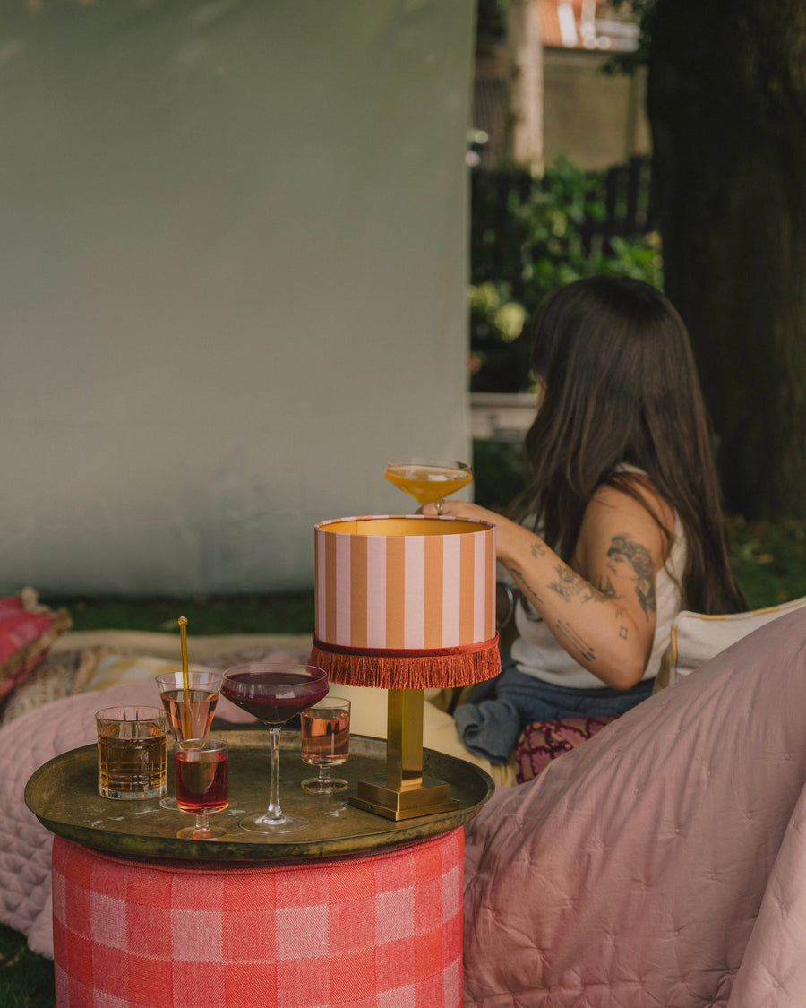 Pouf Brigitte Chili & Pink