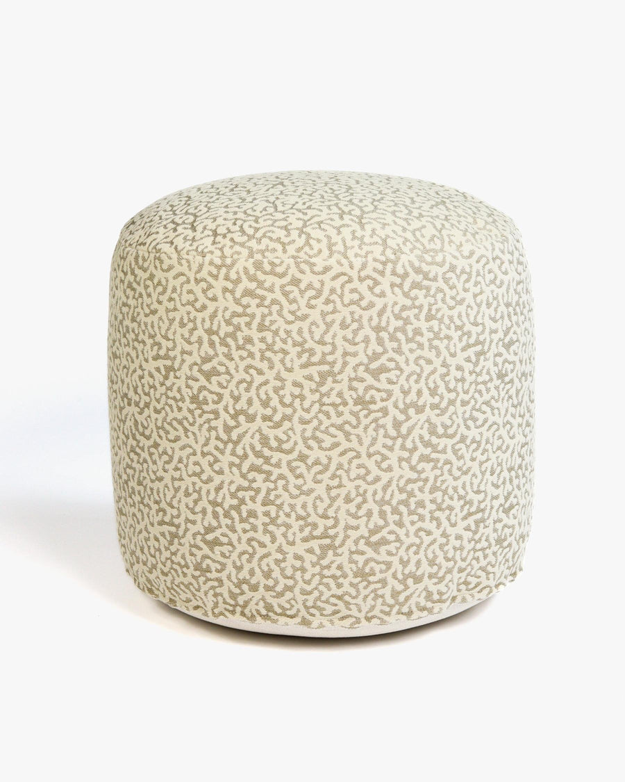 All-season pouf Lauren Sand & Ecru