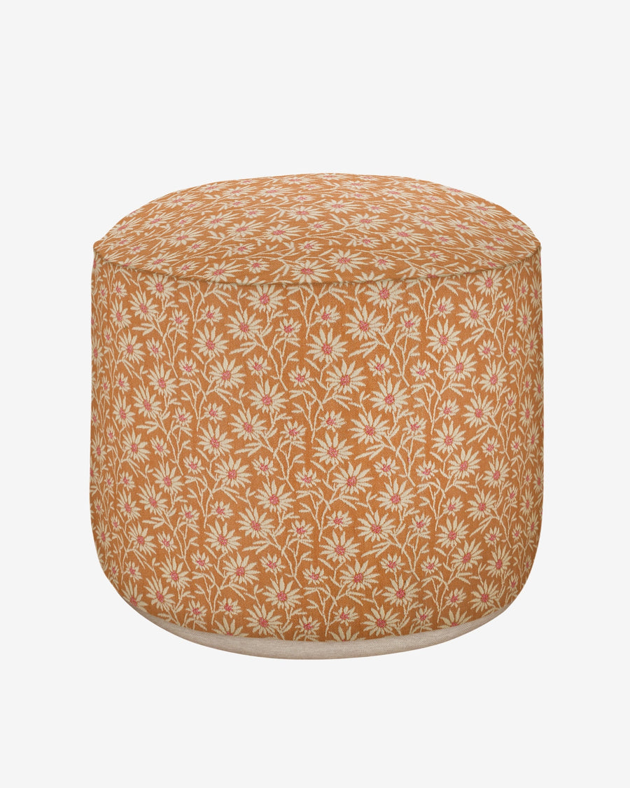 All-season Pouf Mako Caramel & Ecru