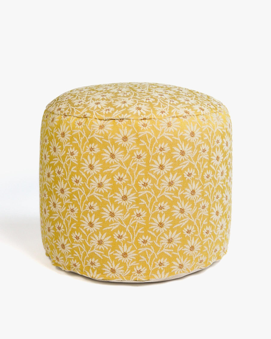 All-season pouf Mako Sunflower & Ecru