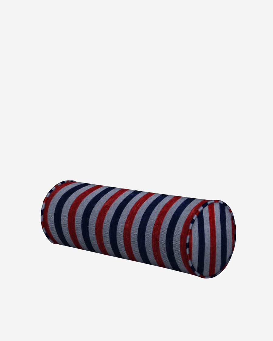 Bolster Jackie Navy & Bordeaux