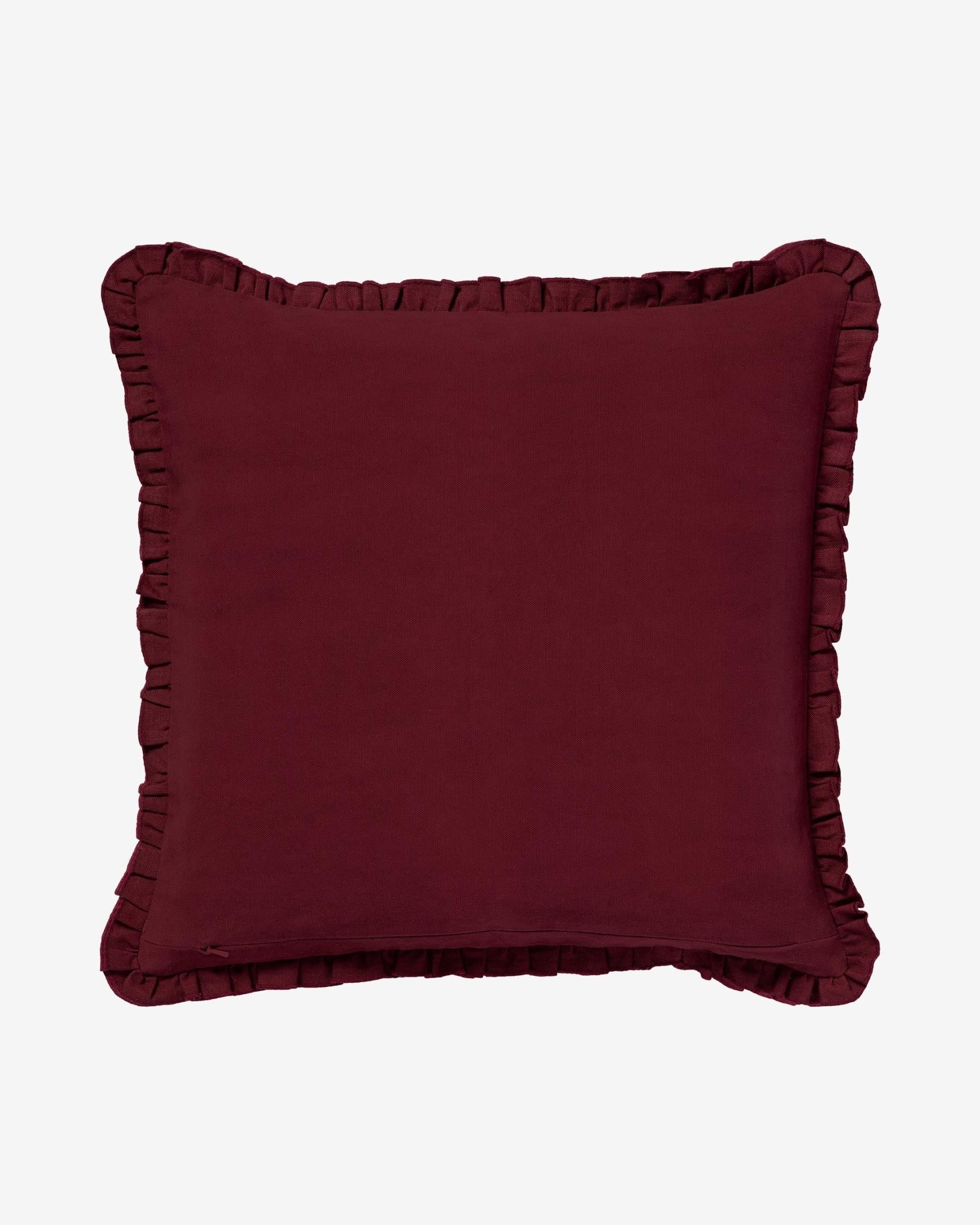 Kussen Carry Bordeaux & Karamel