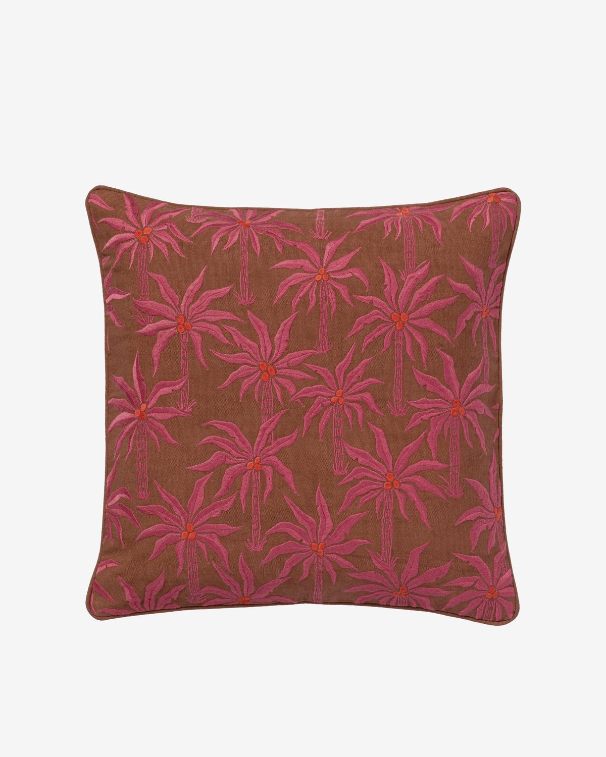 Kissen Laura Zimt & Fuchsia
