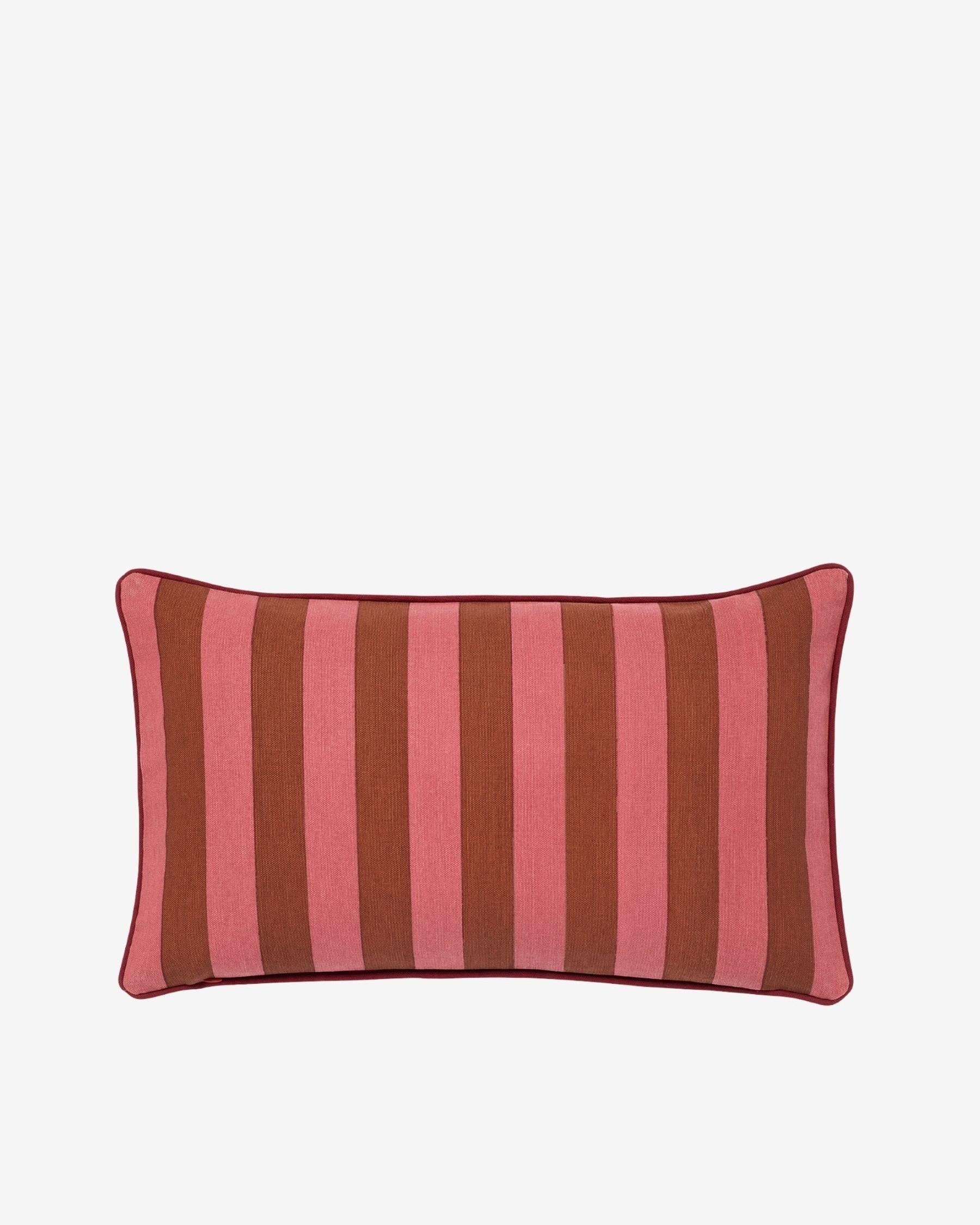 Double sided cushion Siena Spice & Coral