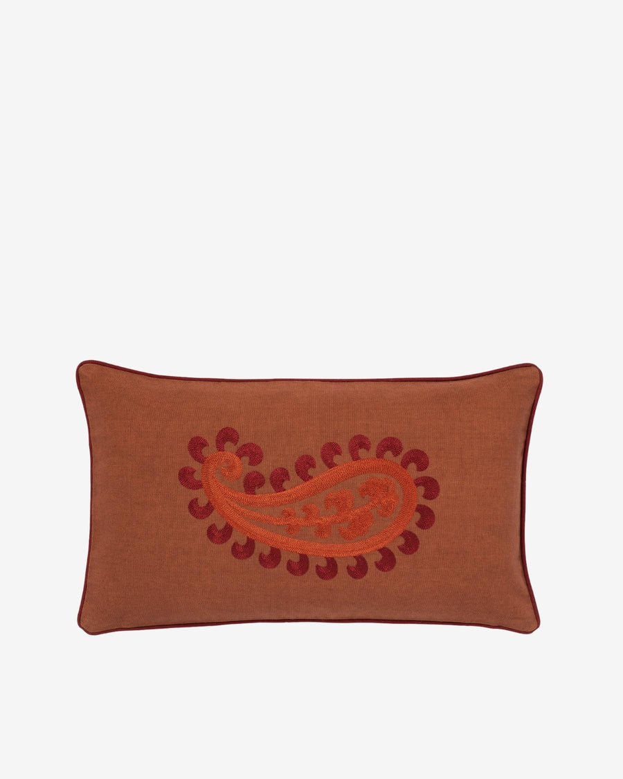 Double sided cushion Siena Spice & Coral