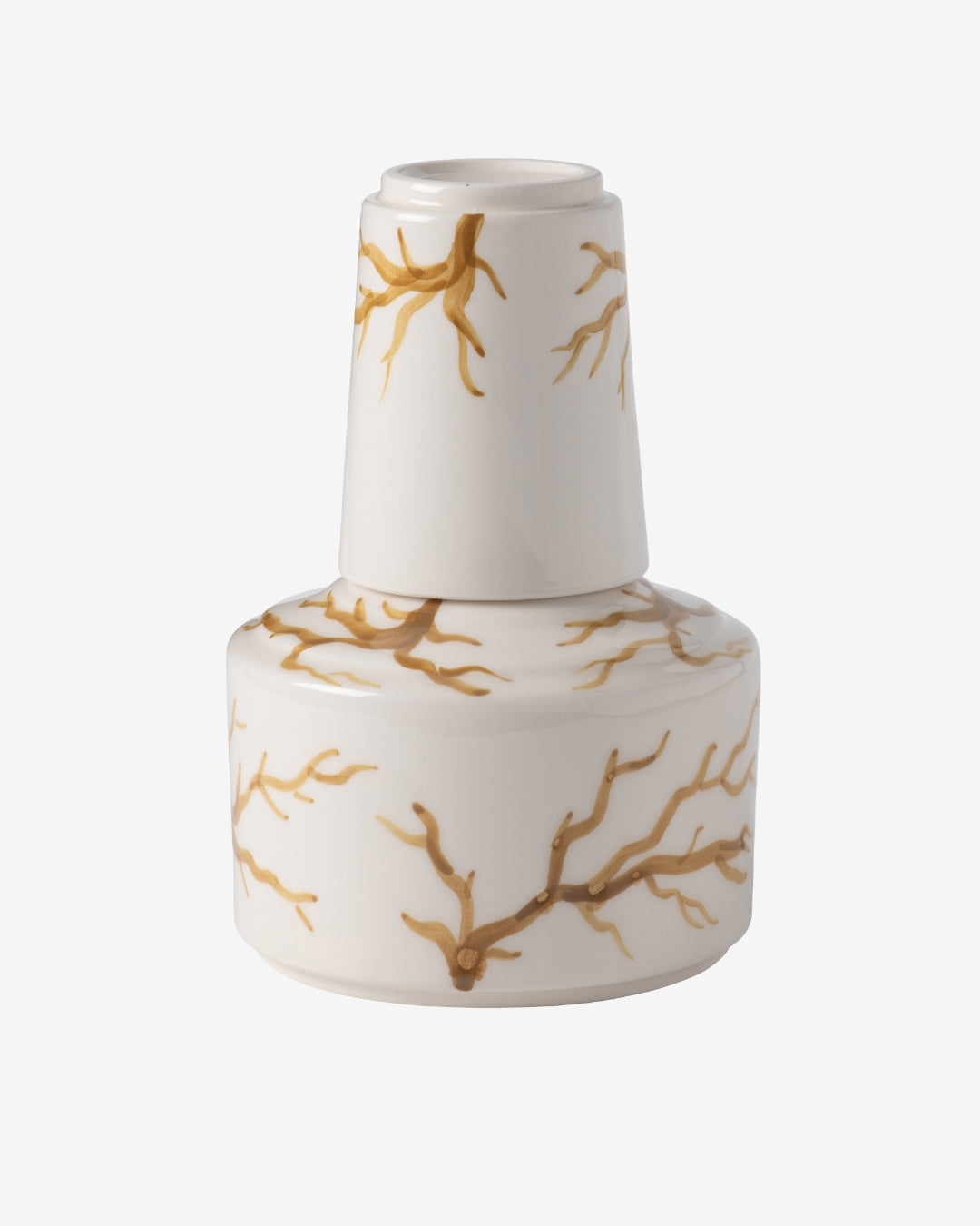 Handpainted Carafe + Cup Atlantic Ochre