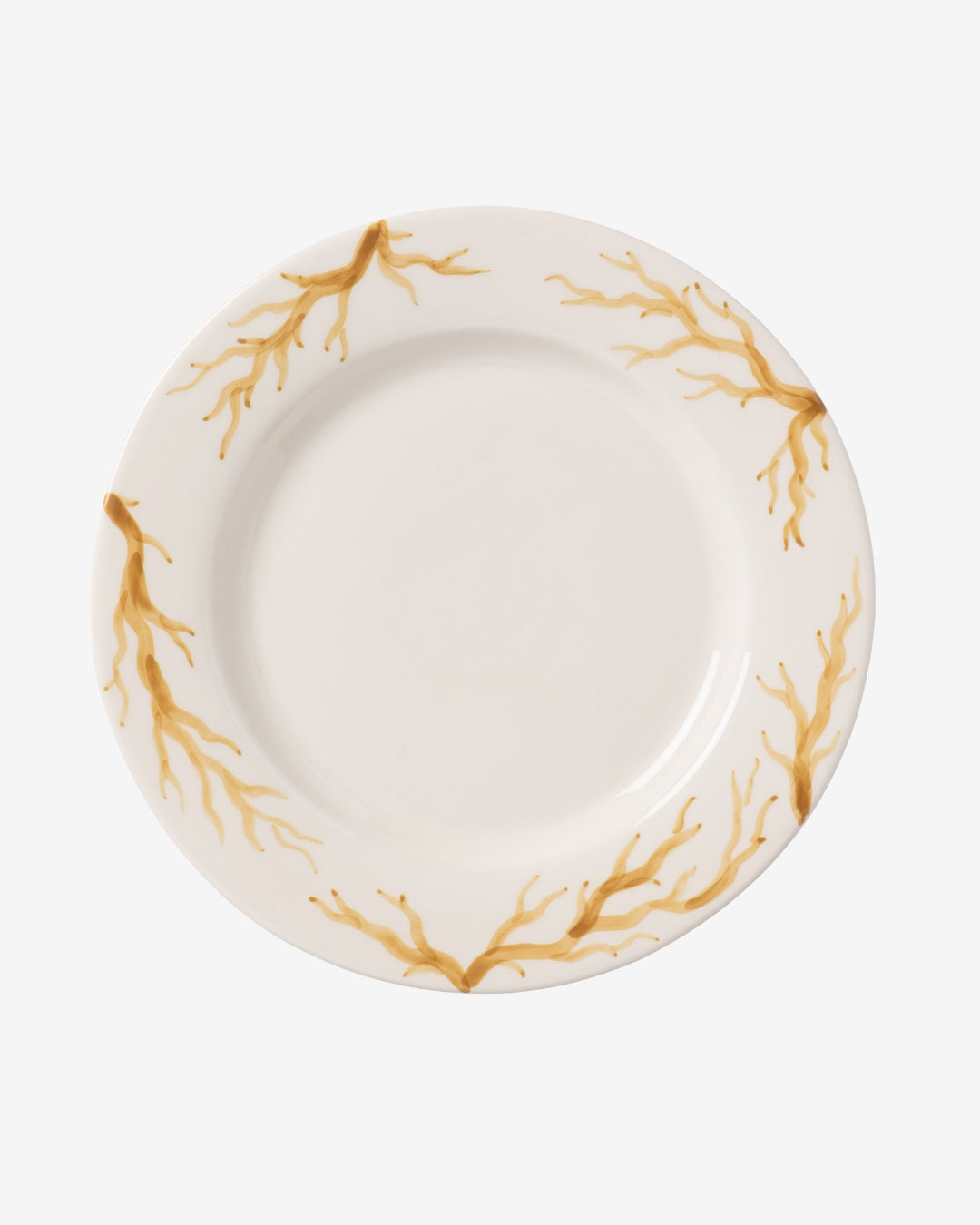 Handpainted Dinner Plate Atlantic Ochre