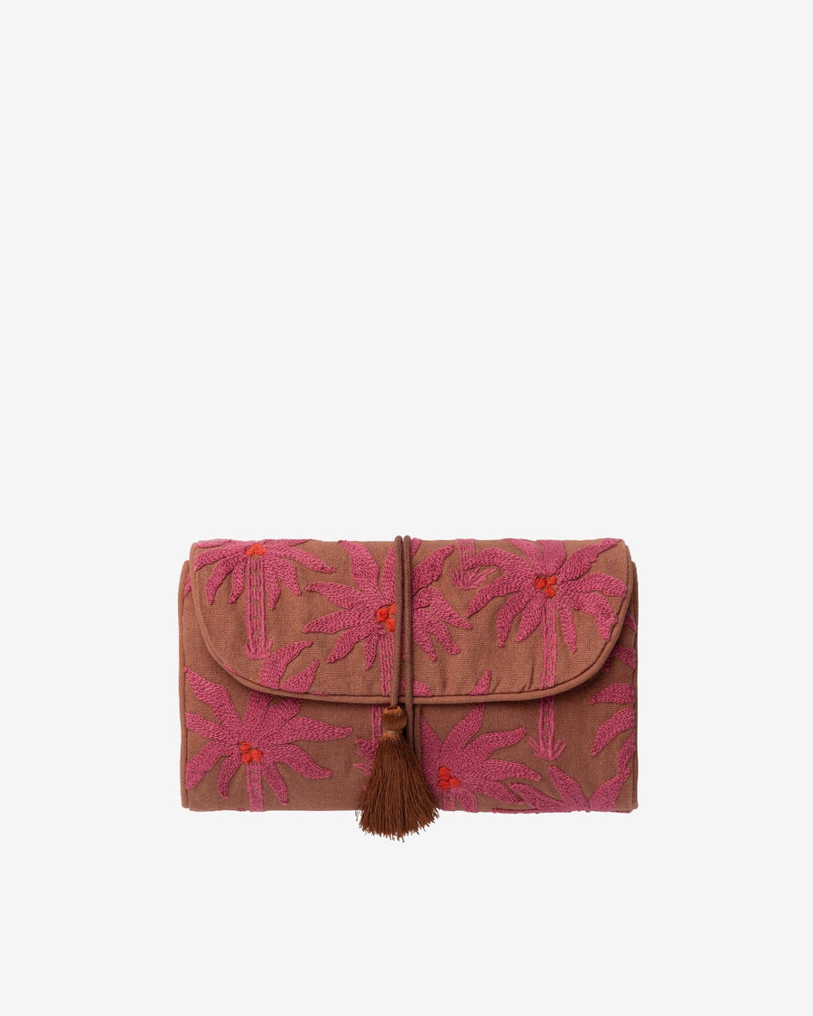 Jewelry Pouch Laura Cinnamon & Orchid