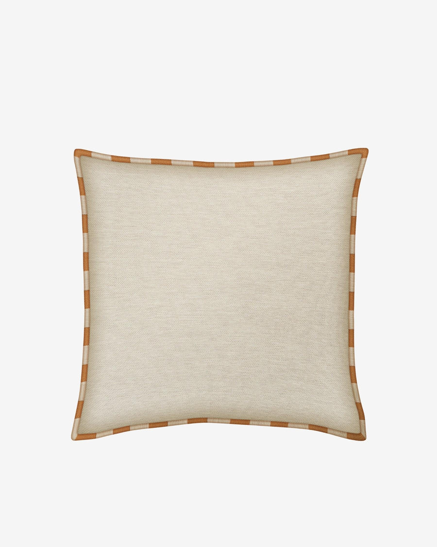 Cushion Jackie Caramel & Ecru