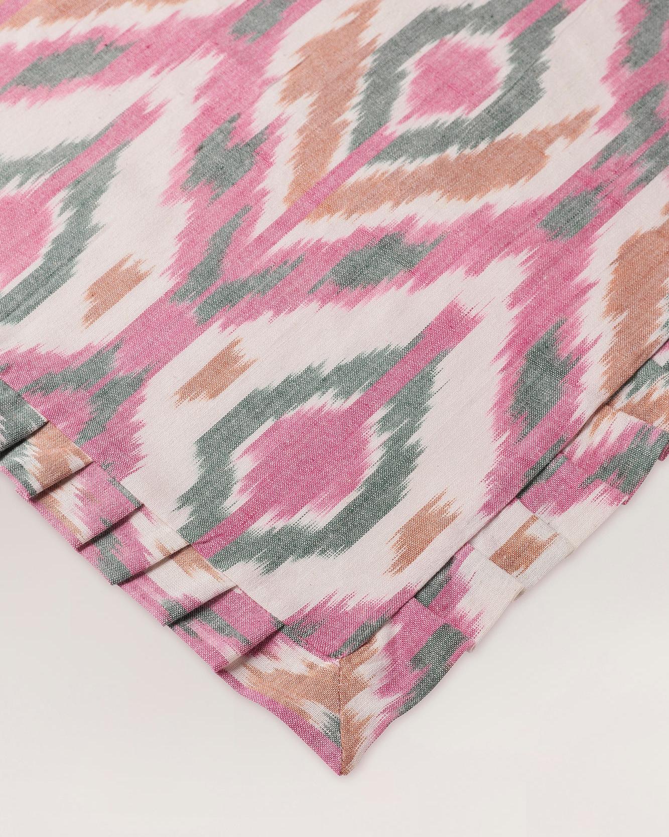 Handwoven dinner napkin Ikat Pink (set of 2)