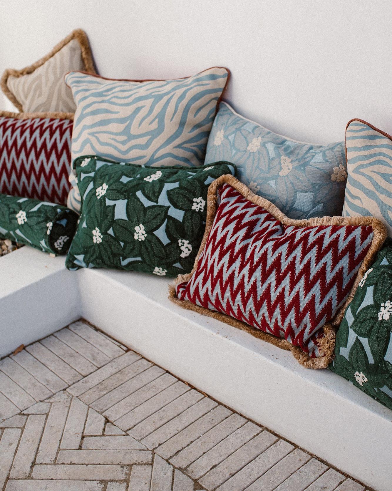 Cushion Michelle Emerald & Ice