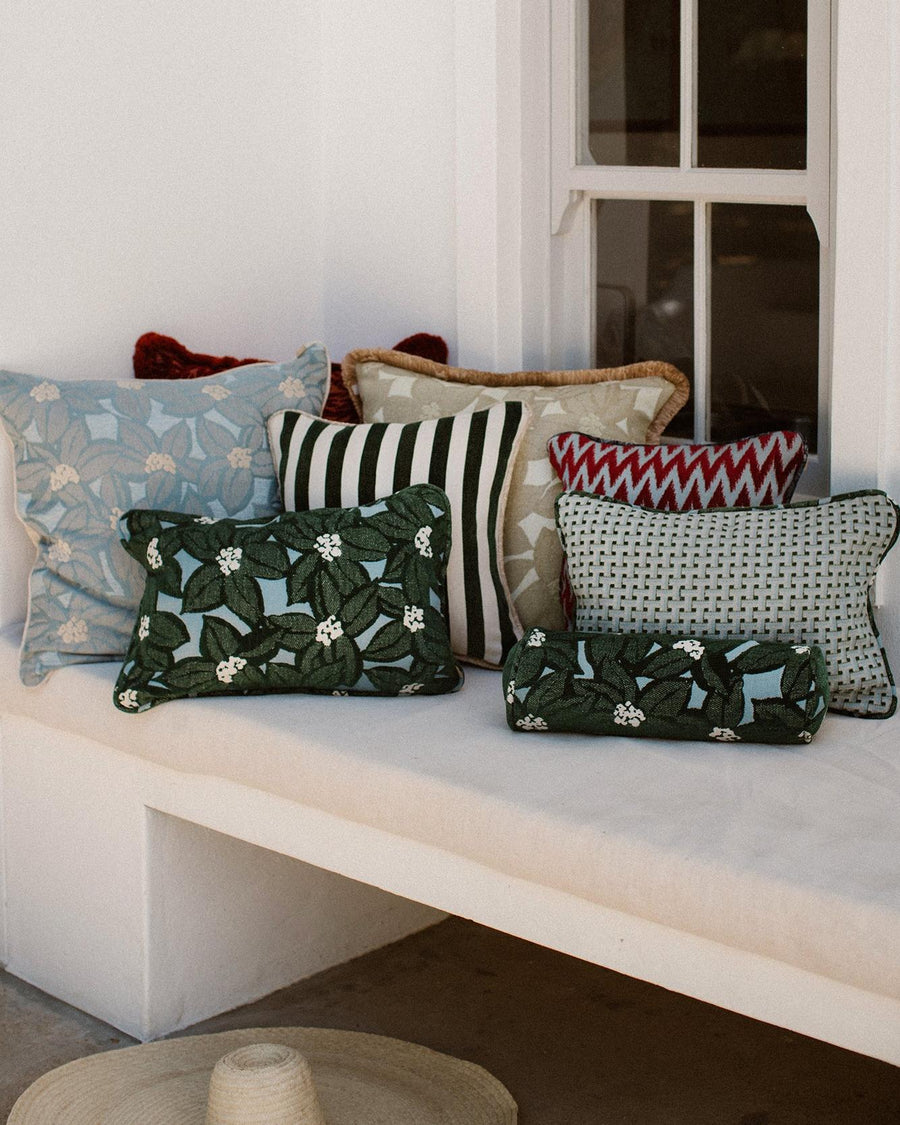 Cushion Michelle Emerald & Ice