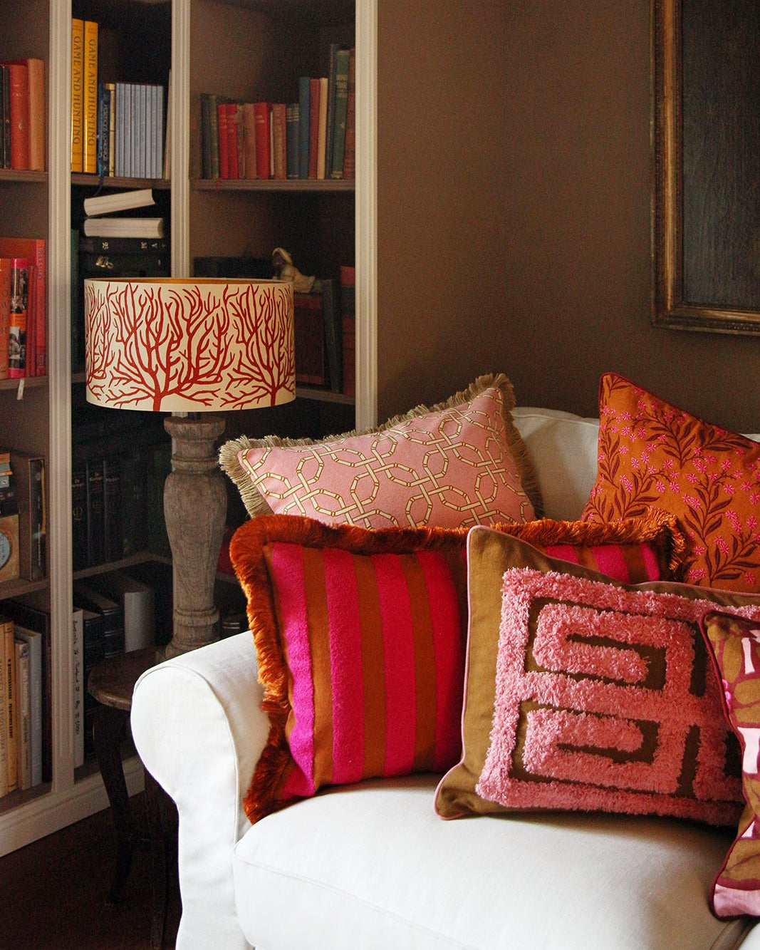 Lampshade Lauren Sand & Chili