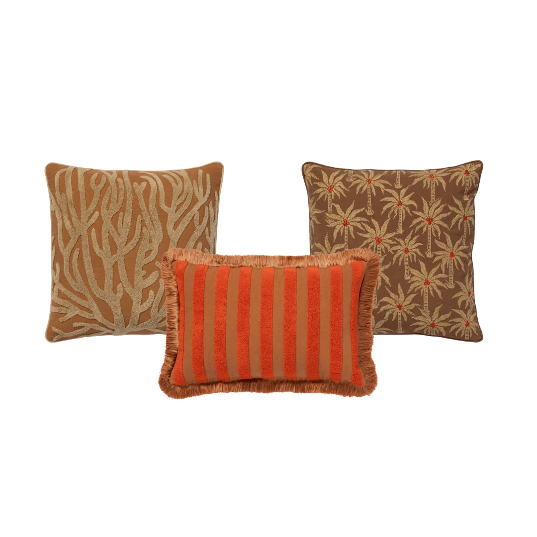 Cushion Set Spice & Orange