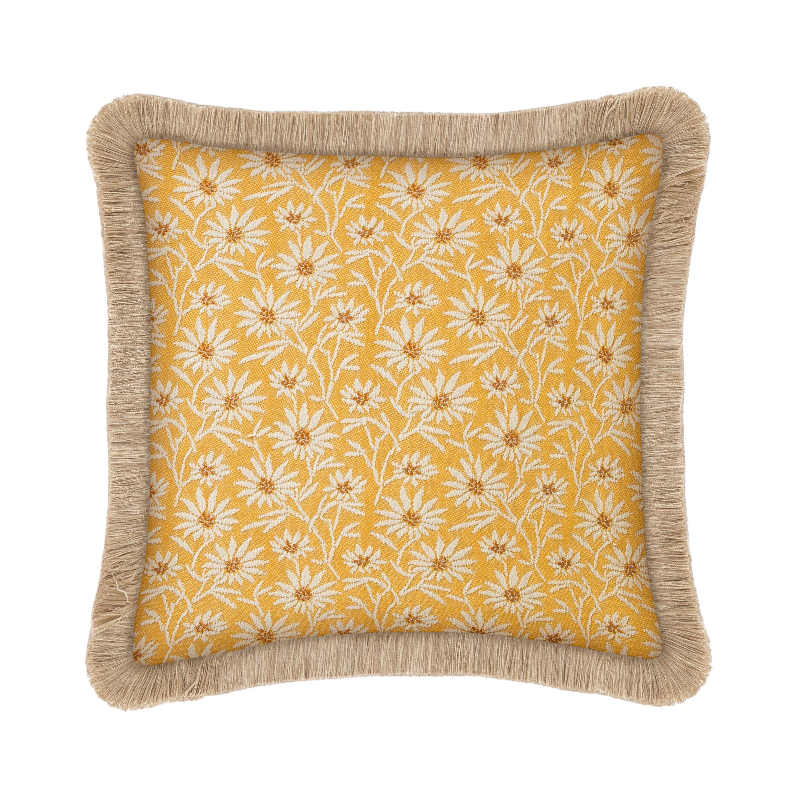 Cushion Mako Sunflower & Ecru