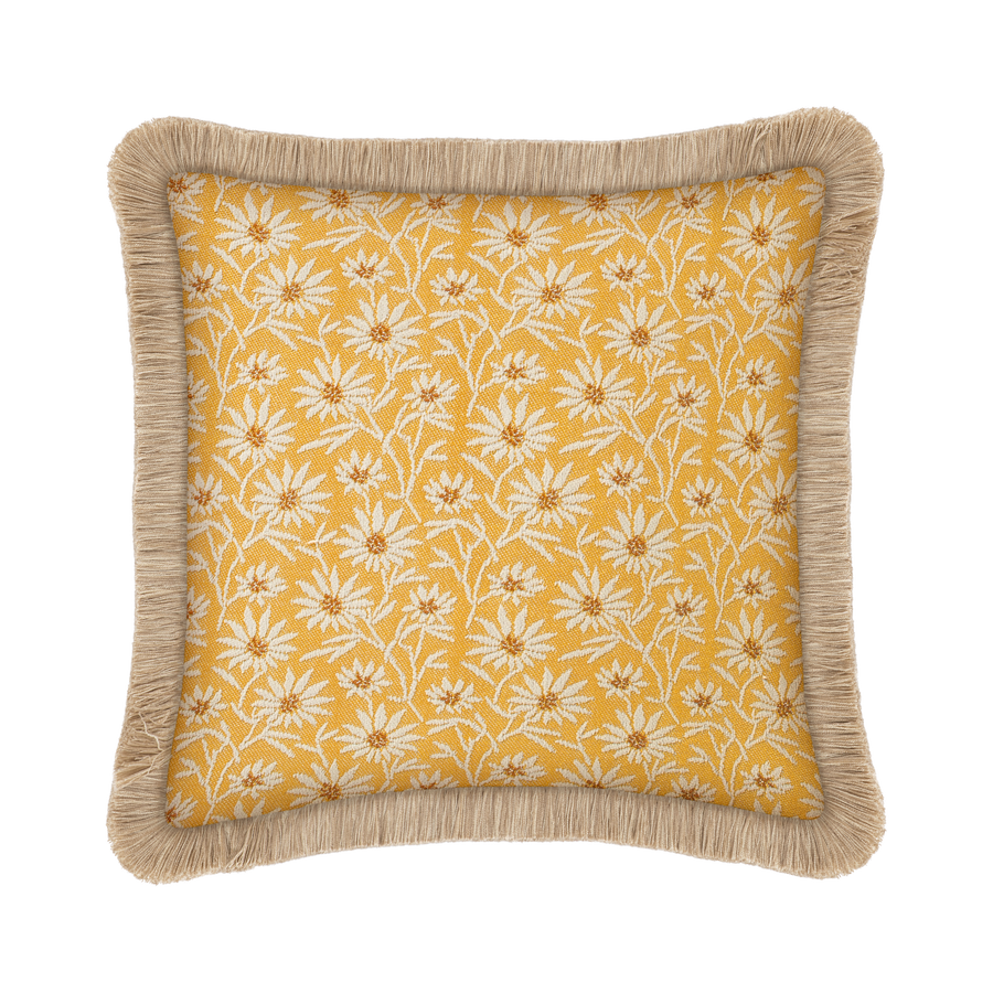 Cushion Mako Sunflower & Ecru