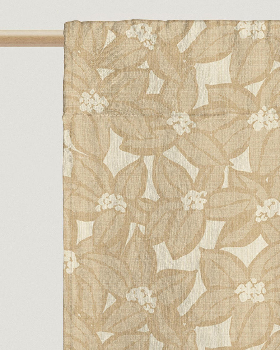 Ready Made Linen Curtain Michelle Ecru