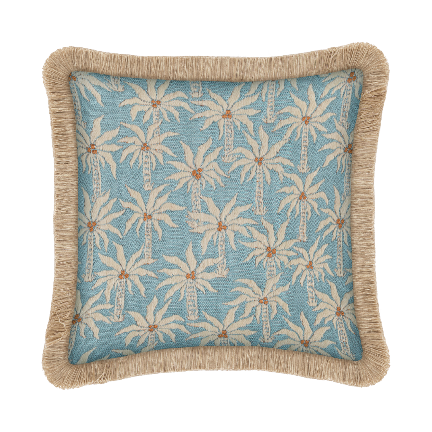 Cushion Laura Ice & Ecru