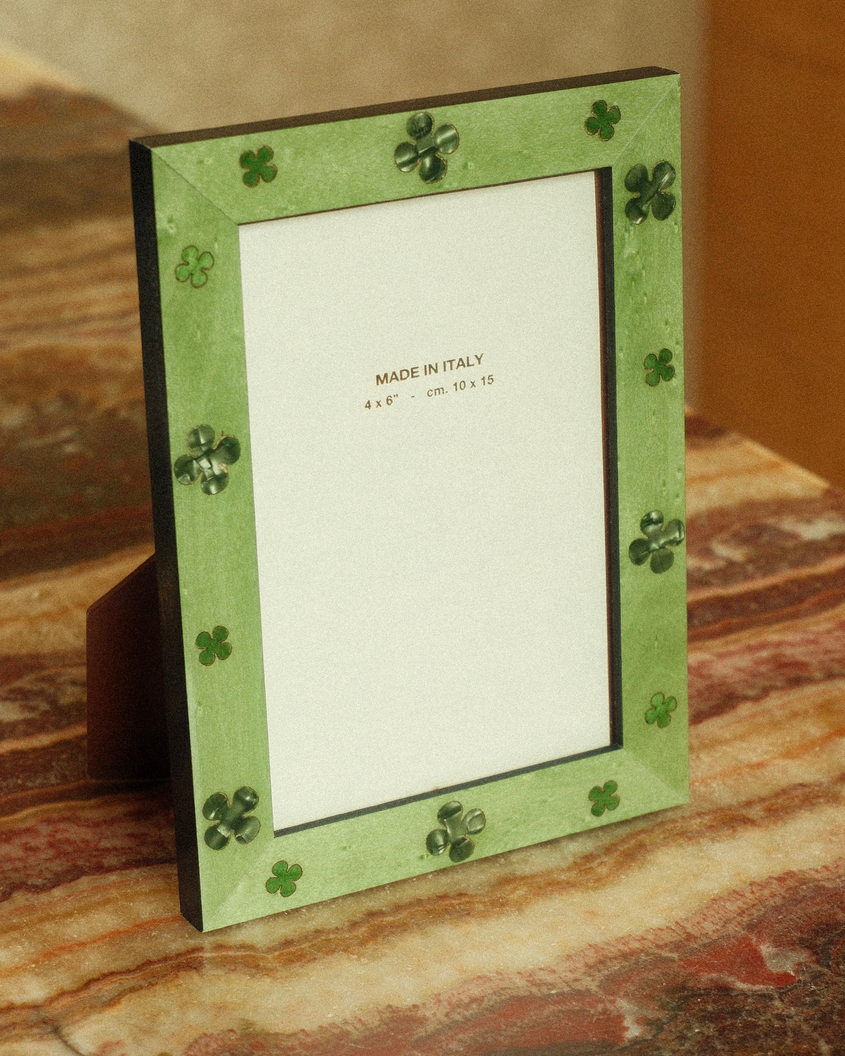 Hand-Inlaid Wooden Frame Daria | Sage | Small