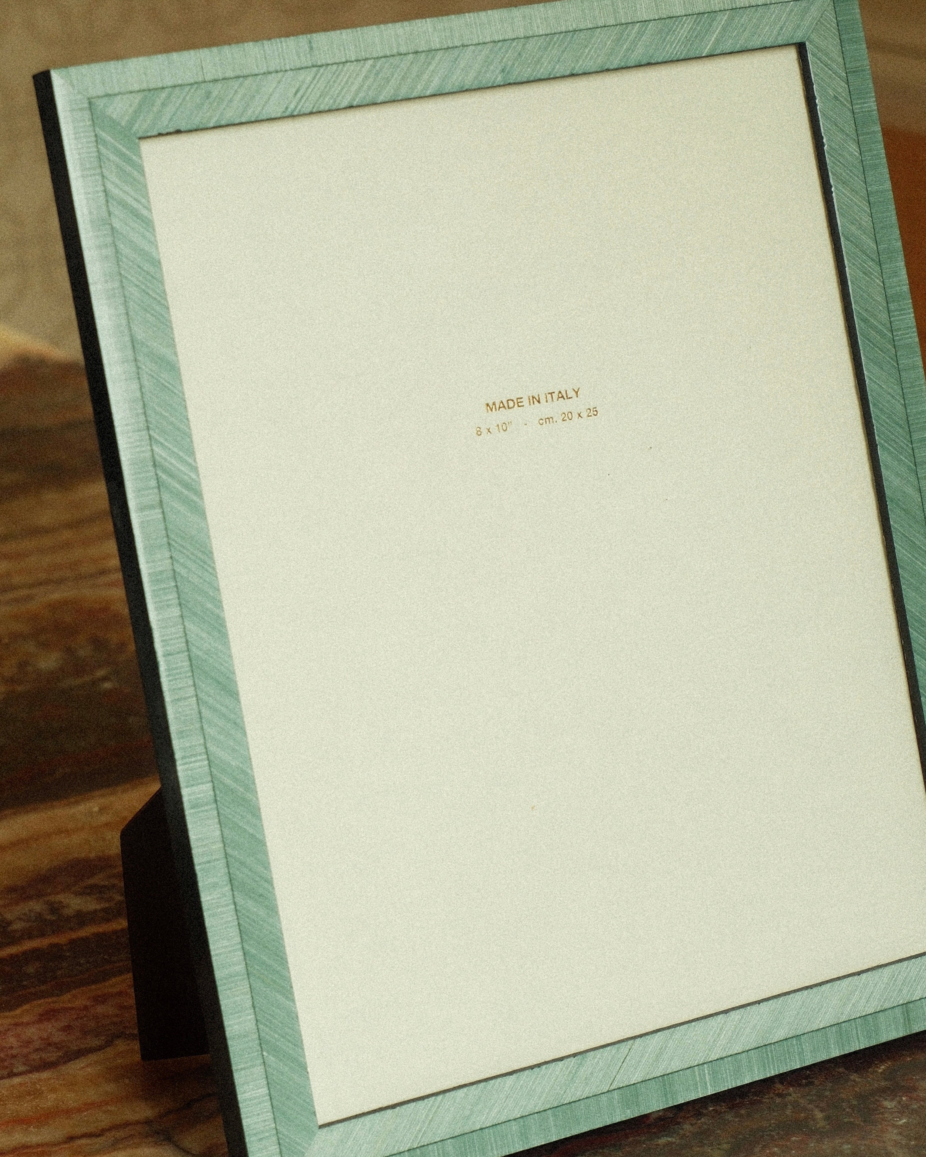 Hand-Inlaid Wooden Frame Gia | Powder Blue | Large