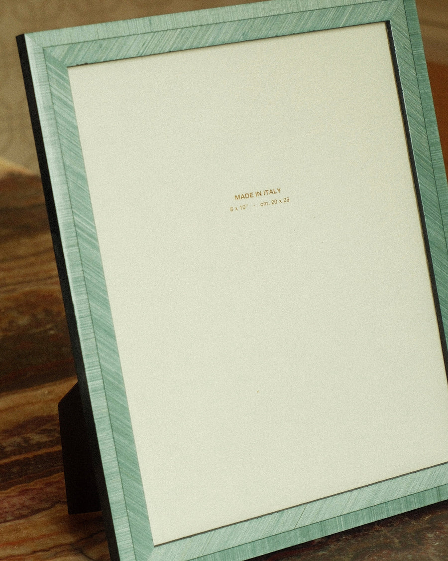 Hand-Inlaid Wooden Frame Gia | Powder Blue | Large