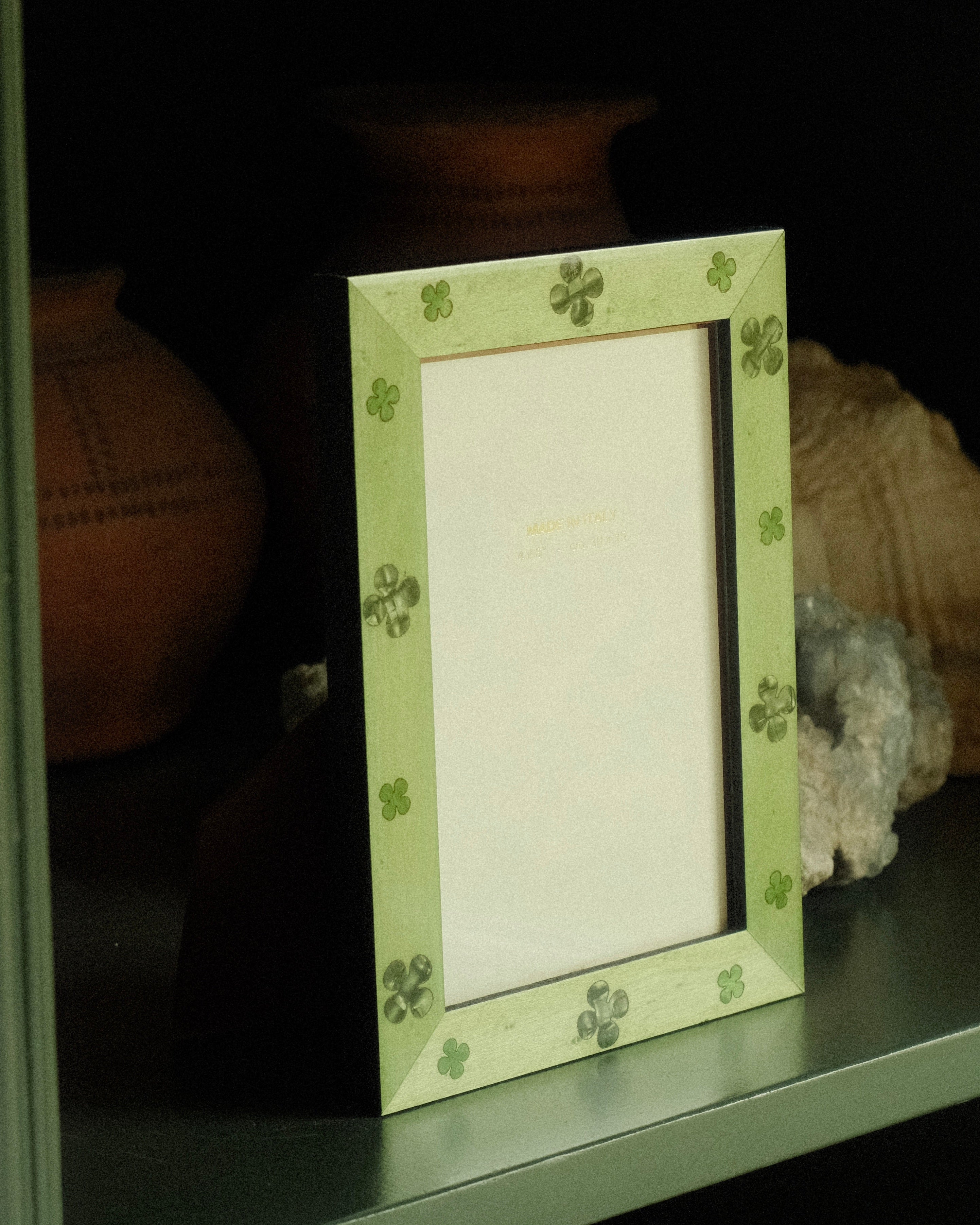 Hand-Inlaid Wooden Frame Daria | Sage | Small