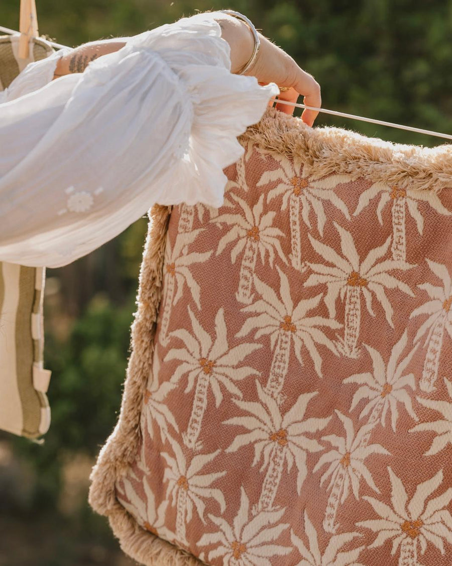 Cushion Laura Rose & Ecru
