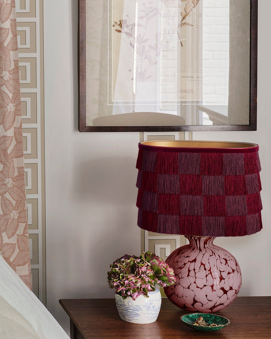 Lampshade Giselle Burgundy & Bordeaux