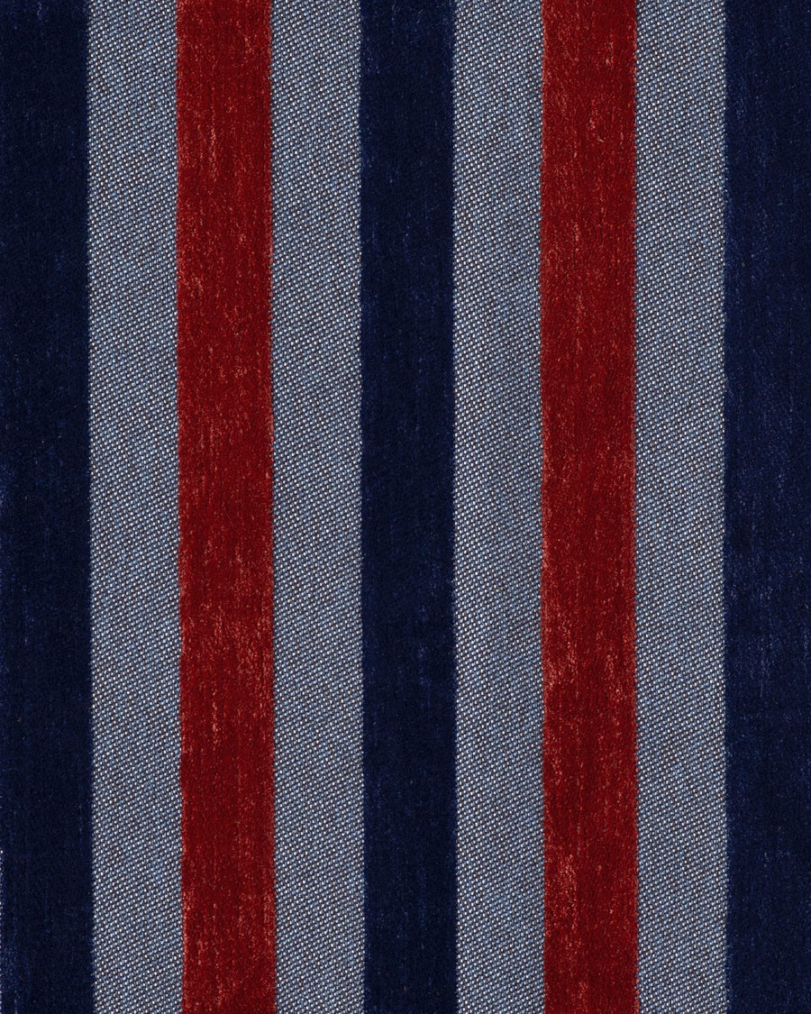 Bolster Jackie Navy & Bordeaux