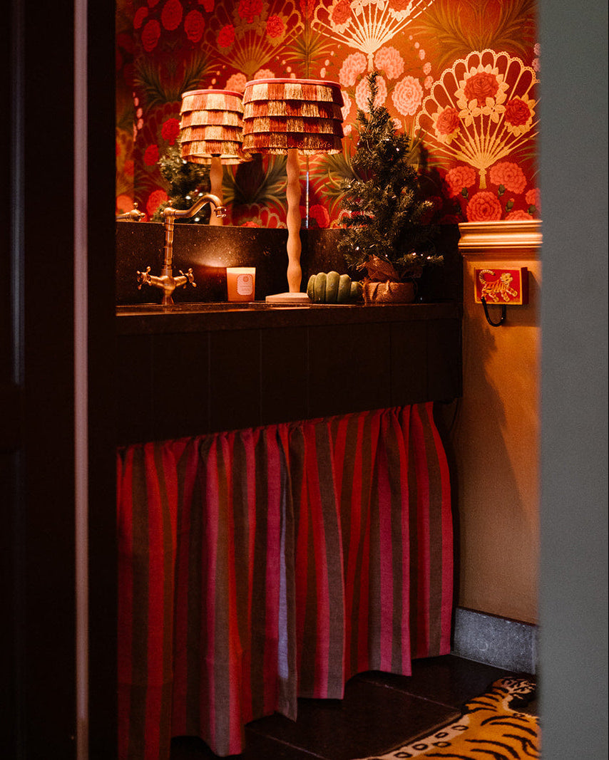 Lampshade Giselle Olive & Rosewood