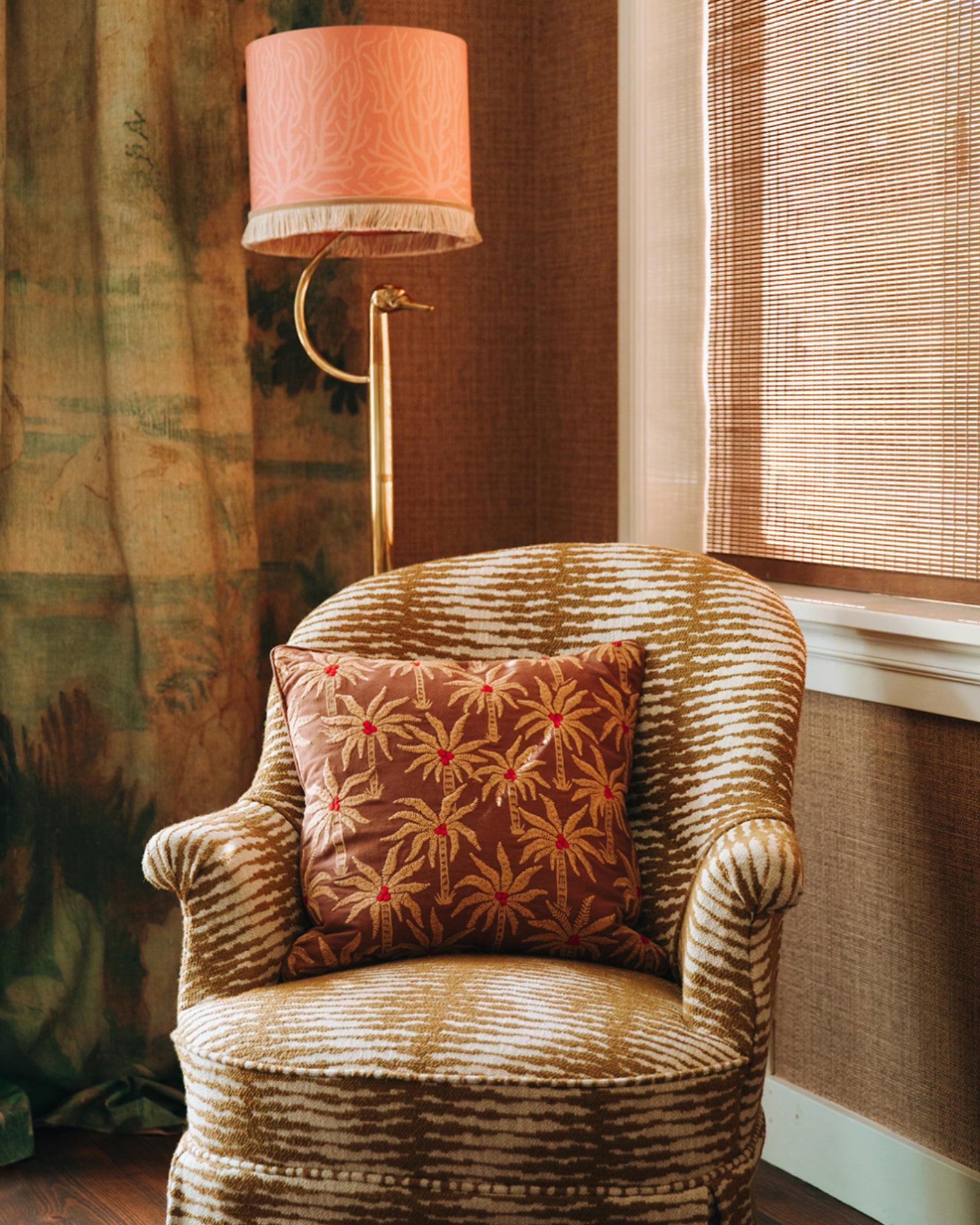 Cushion Laura Cinnamon & Sand
