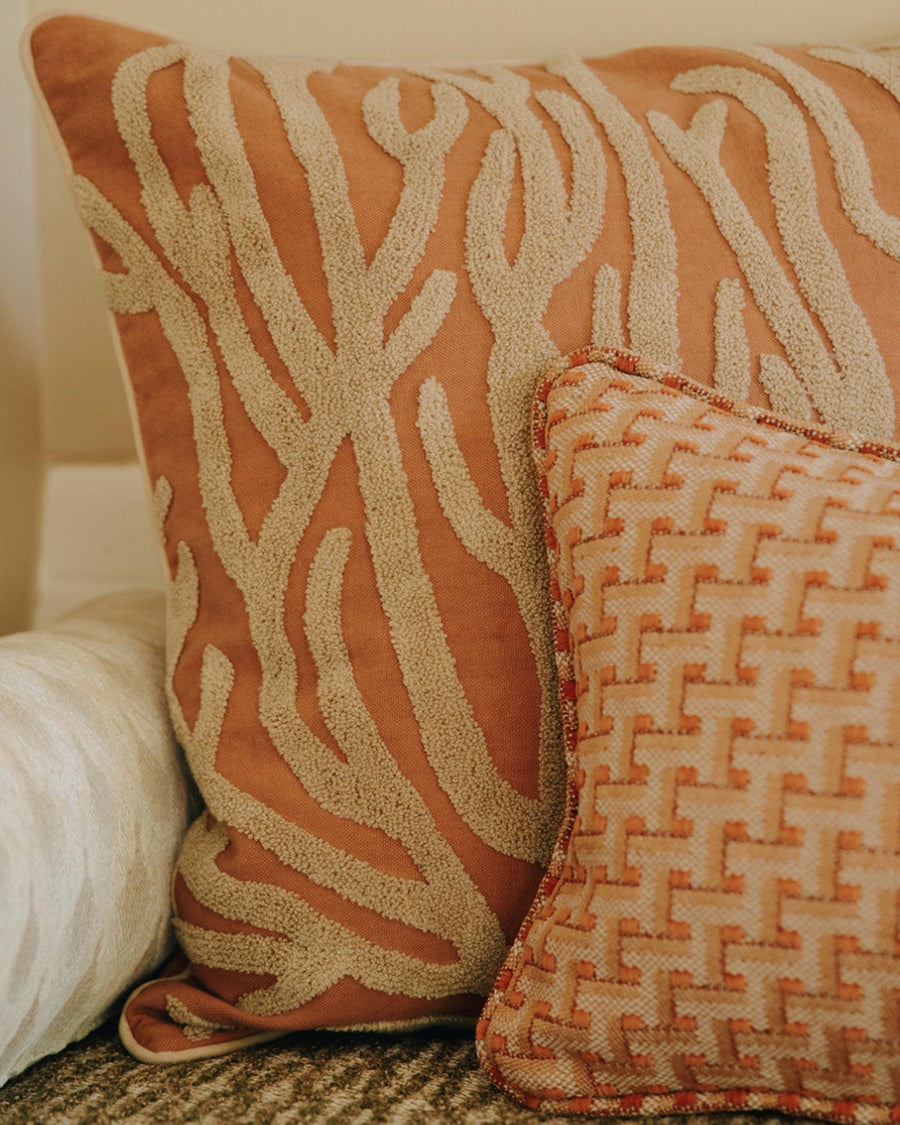 Cushion Lauren Caramel & Sand