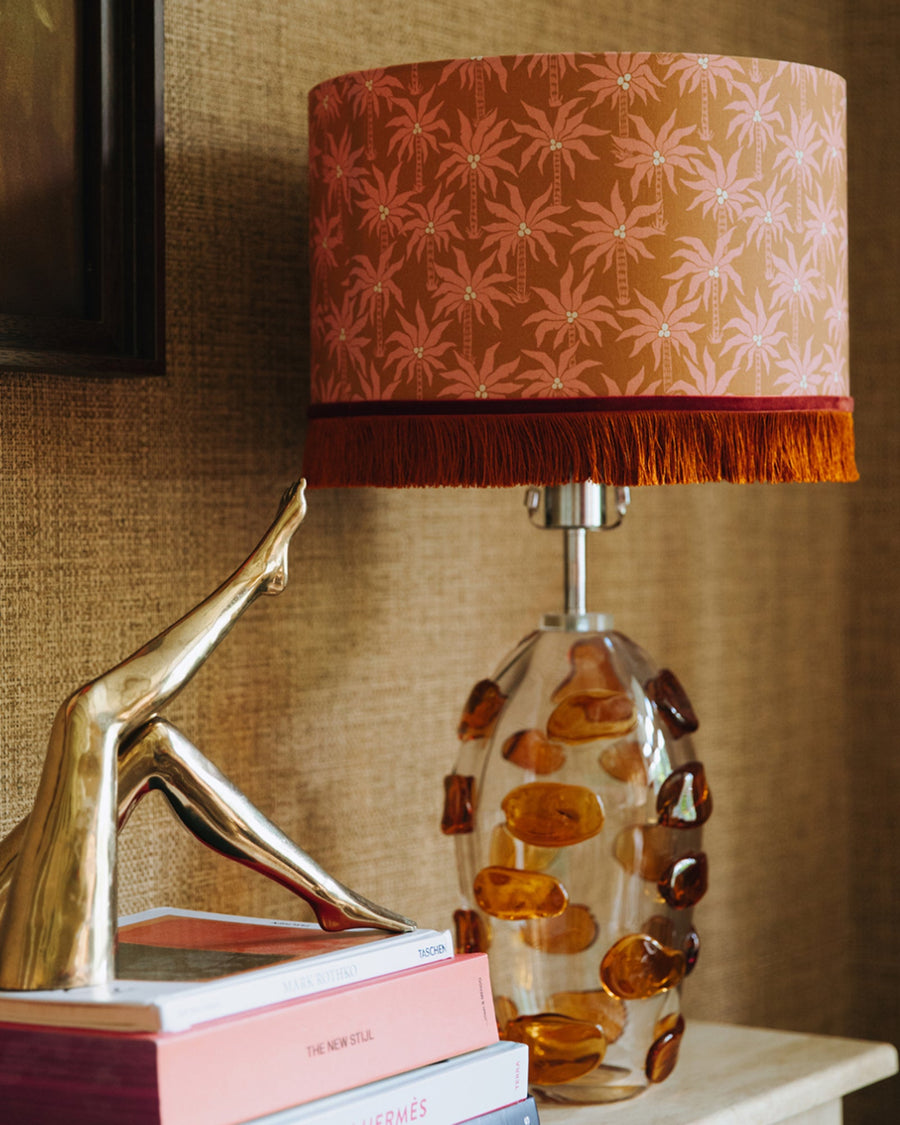 Lampshade Laura Caramel & Rose