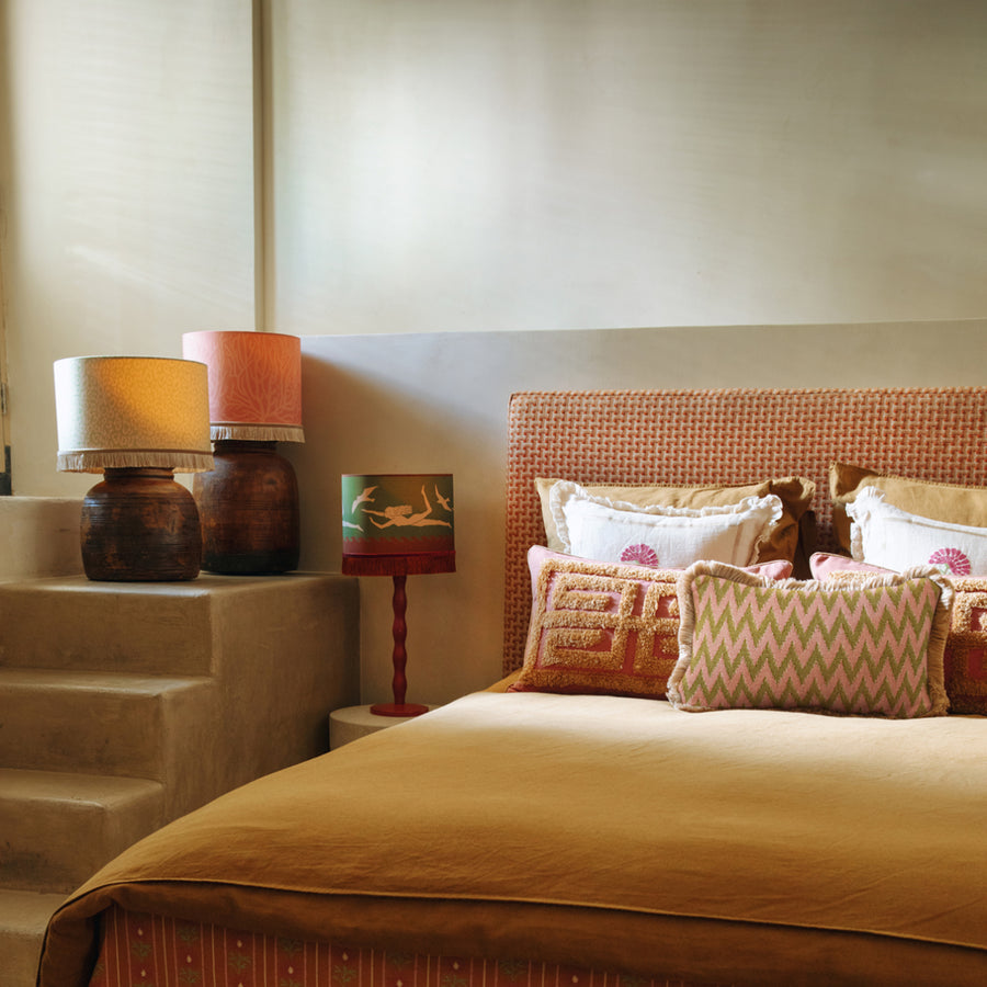 Cushion set Sand & Rose
