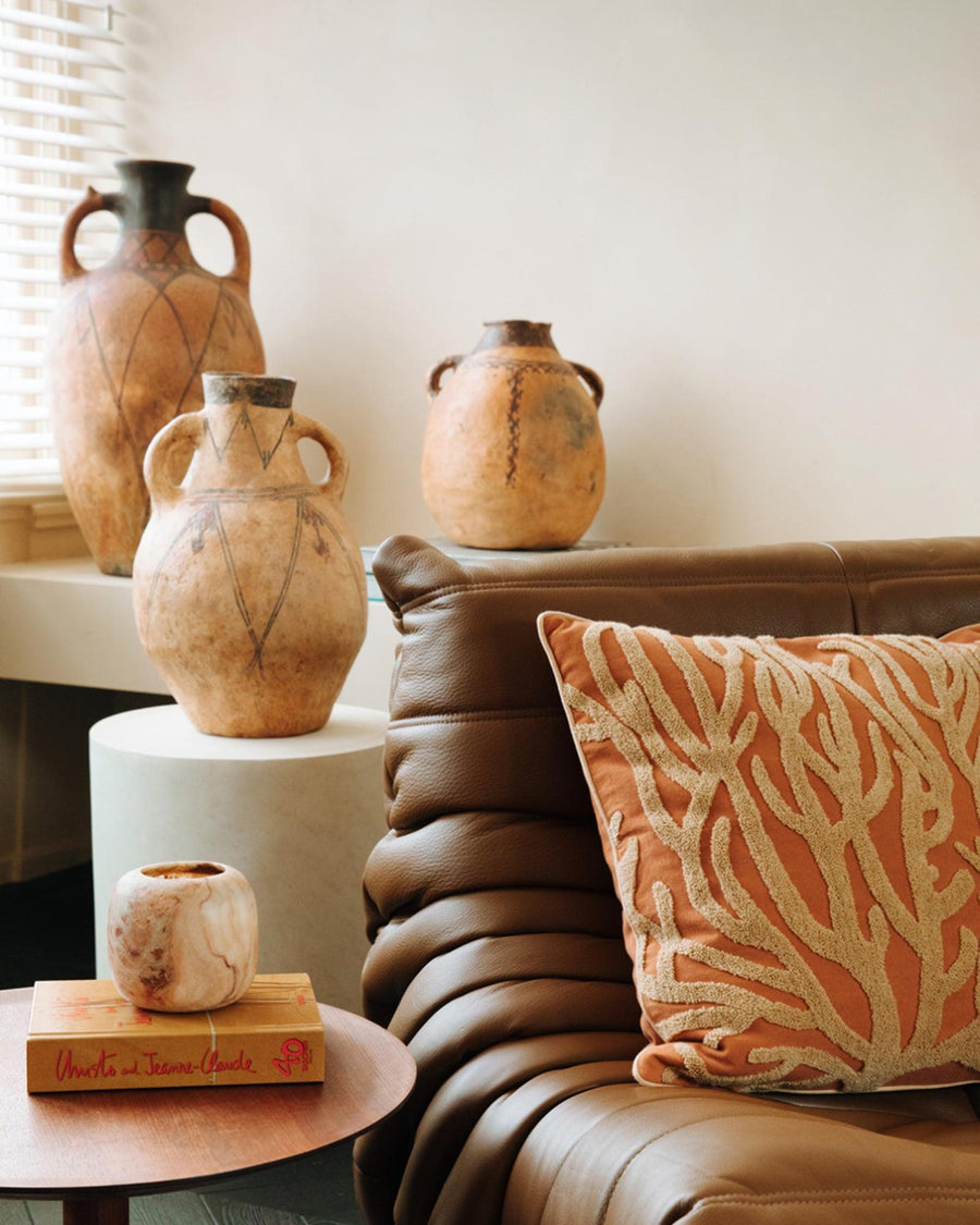 Cushion Lauren Caramel & Sand
