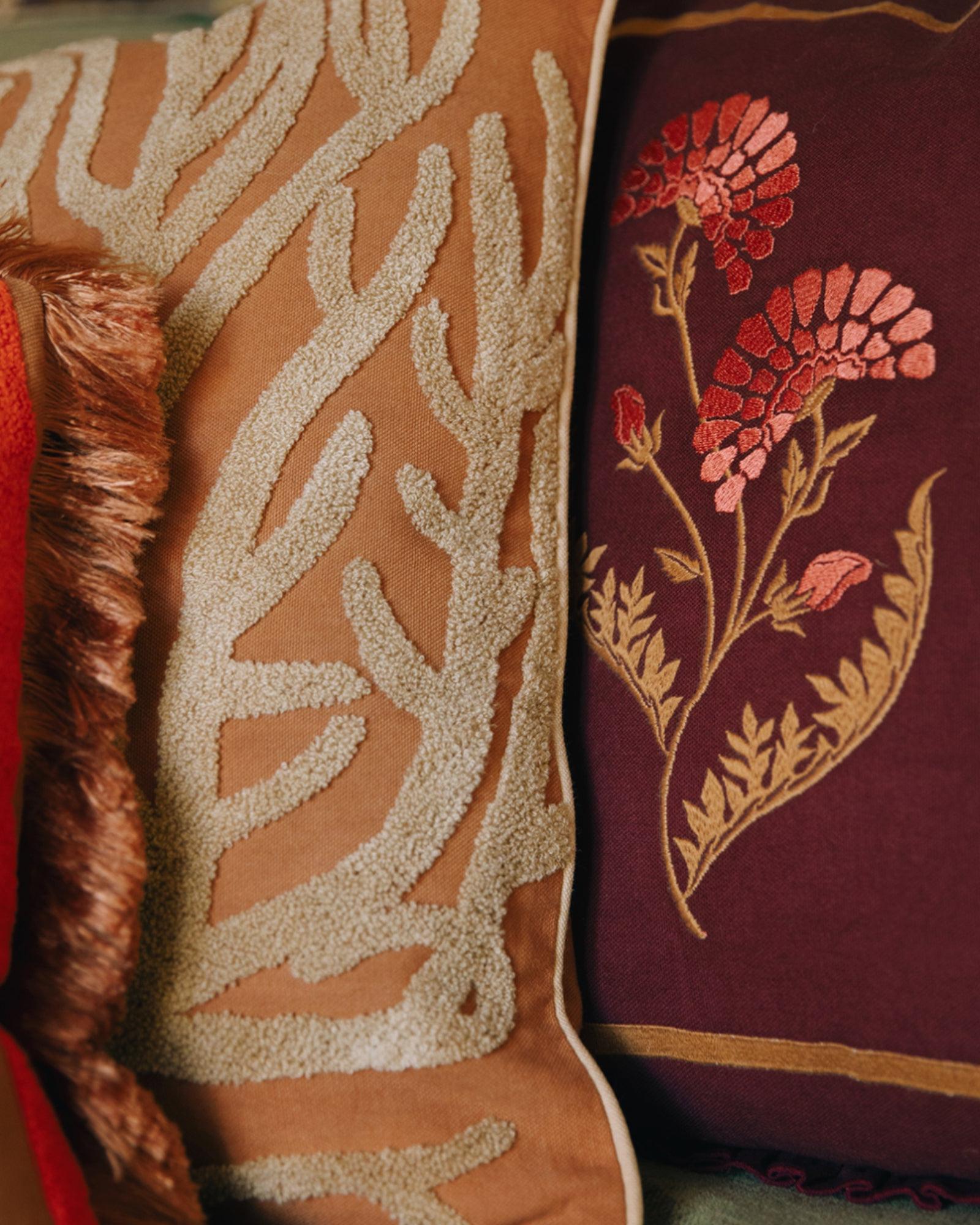 Cushion Lauren Caramel & Sand