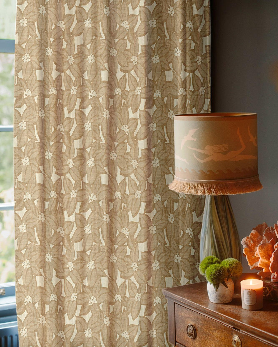 Ready Made Linen Curtain Michelle Ecru