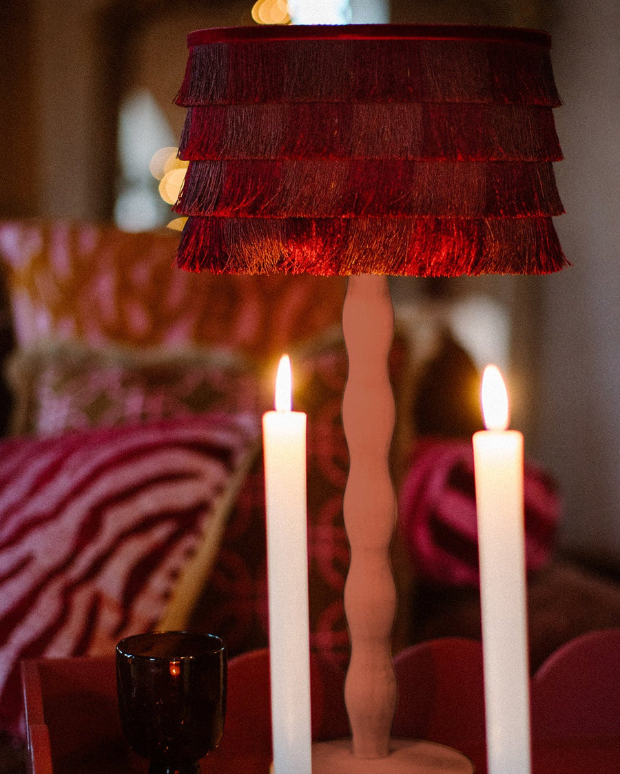 Lampshade Giselle Burgundy & Bordeaux